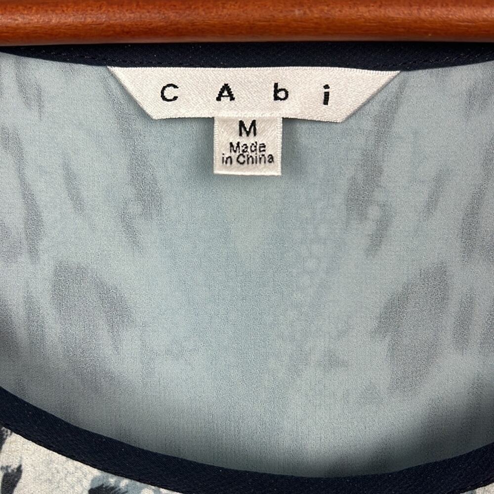 Cabi 253 medium sleeveless mixed print tunic top - Picture 4 of 11